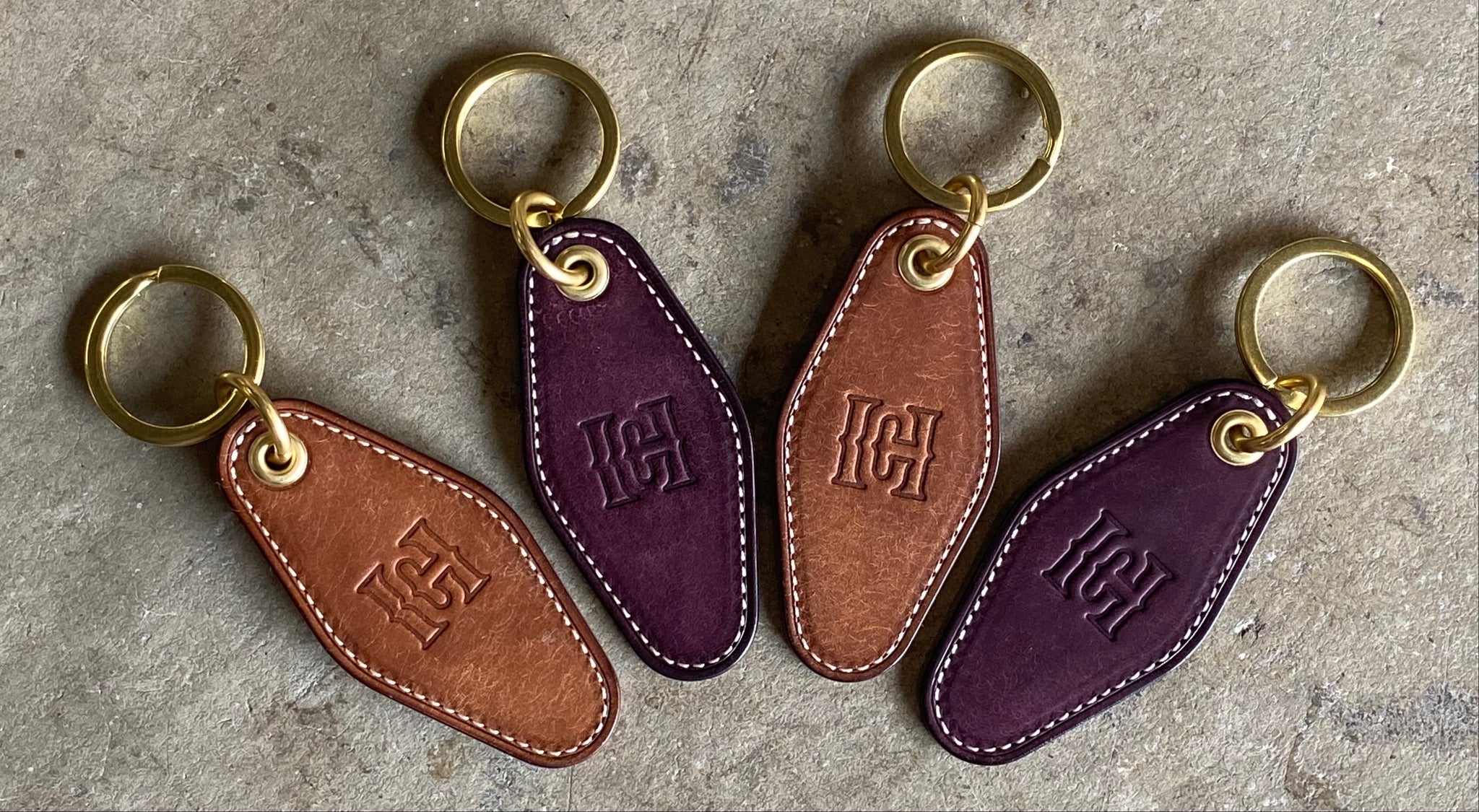 Pueblo Vintage Hotel Style Keychains